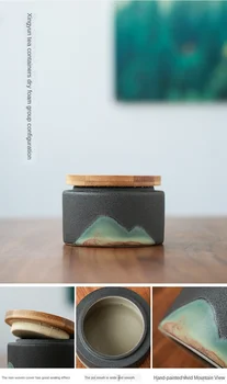 Japoneze Ti Liang Hu Ceai Kung Fu Birou Simplu de uz Casnic de Mână-Pictat Zen Ceramic Ceramica Ceai Set de Ceai cu Cana de Ceai Ceremonie