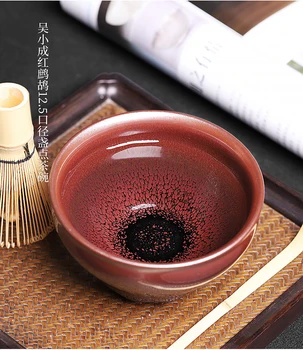 JZ071 China Dinastiei Song Stil Jian Ware Castron pentru Ceai din Portelan Japonez Stil Mare Matcha Ceai Castron de Cafea Paharul de Vin/JIANZHAN