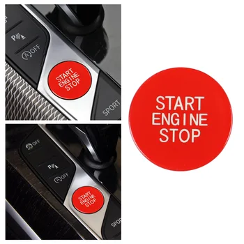 Mașină roșie butonul start / stop Auto interioare accesorii Ușor de înlocuit 20mm / 0.8