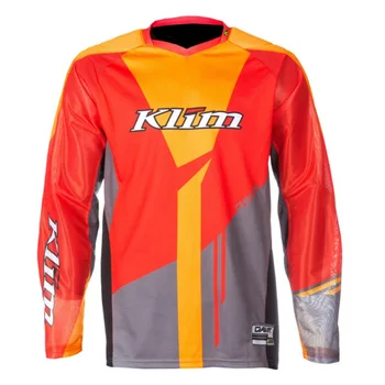 Noi Klim Motocross ATV Jersey Downhil Mountain Bike de DH Tricou MX Motocicleta Îmbrăcăminte Ropa Pentru Bărbați iute Uscat MTB Tricou