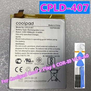 Original Nou 4000mAh CPLD-407 Baterie Pentru LeEco Coolpad Cool1 Dual Play 6 C103 C106 R116 C106-7 C106-8 C106-9 Baterii