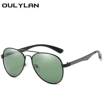 Oulylan 2021 Tendințele Polarizat ochelari de Soare Barbati Femei de Moda de Conducere Ochelari de Soare Pilot ochelari de soare pentru Femei de Metal în aer liber Ochelari