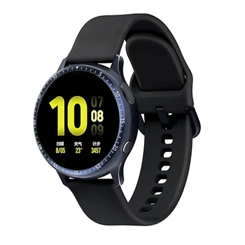 Rama inel Pentru Samsung Galaxy Watch active 2 40mm 44mm protector Caz acoperire Sport Adeziv Metal bara Accesorii active2 40