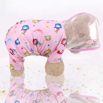 Salopeta Jacheta De Companie Pelerina Ploaie Teddy Impermeabil Câine De Companie Impermeabil Transparent Pisoi În Aer Liber De Design De Moda