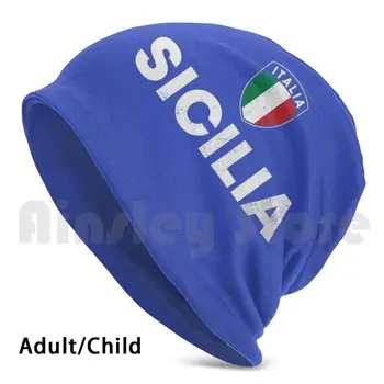 Sicilia Mândrie Sicilian Siciliano Patrimoniului Căciuli Pulover Capac Confortabil Italia Italia Italiană Italiană