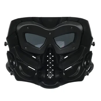 Tactic Masca de Protectie Pentru Airsoft CS Paintball Cosplay Costum Petrecere Militare Craniu Complet Masca de Fata Reglabile Curea Anti-Ceață