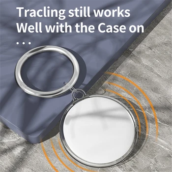 Tracker TPU Protecție Acoperă Pentru Apple AirTag la Șocuri Breloc din Silicon Protector Caz Shell Urmări Dispozitiv Pentru Aer Tag 2021
