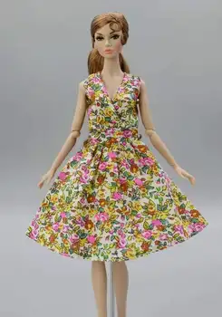 1/6 BJD Haine Papusa Rural Florale Rochie Pentru Barbie Haine de Moda 11.5