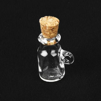 10 buc Mini Doresc Sticla Fierbător Formă de Sticlă de Sticlă Plută