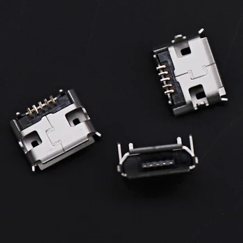 10buc micro USB 5pin jack Inversă corn Bou Portul de Încărcare priza conector mini usb Pentru Huawei 4X Y6 4A P8 C8817 max Lite Pro