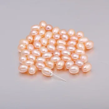 10buc Naturale, Perle de apă Dulce Margele Formă de Picătură de Apă o Jumătate de Margele Gaura pentru DIY Colier Cercei Bijuterii Pentru Femei cu 6-7mm