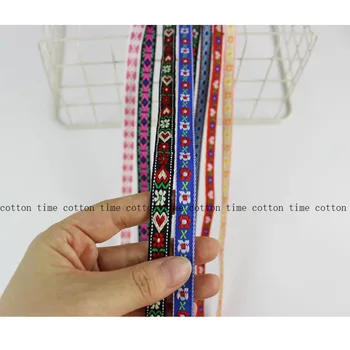 10yards Epocă Broderie Dantelă Panglică Etnice Embroideried Chingi de Cusut accesorii pentru handmade