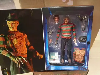18cm Neca Un Coșmar pe Elm Street 3 Dream Warriors Freddy Krueger PVC figurina de Colectie Model de Jucărie 7inch 18cm