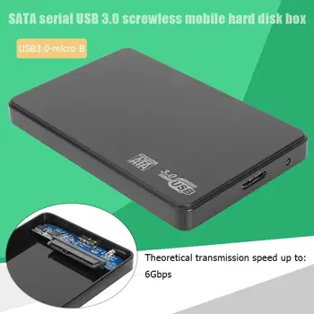 2.5 inch USB 3.0 Micro-B la SATA Extern 6 Gbps, Hard Disk SSD Cabina de 6 Gbps, SSD, HDD-ul PC Notebook HDD Cutie de Caz Fierbinte