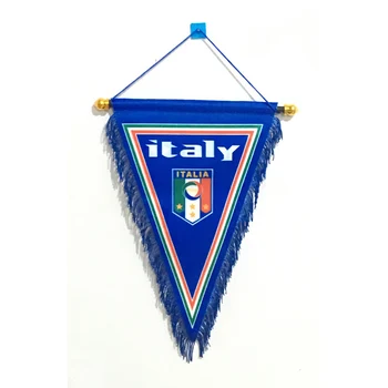 2018 Cupa Mondială de Fotbal Italia Națională de Fotbal 35cm*25cm Dimensiune Dublă Părți Decor de Crăciun de Trei Colț Pavilion Banner