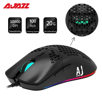 2020 Ajazz AJ390R/AJ390 Mouse de Gaming PAW3325 Senzor Optic 10000DPI Reglabil 7 Chei tip Fagure Gol Design Ușor cu Fir