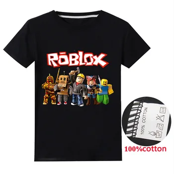 2021 Noi de Vara Copilul Supradimensionat tricou Robloxing Îmbrăcăminte pentru Copii Baieti Fete Haine Imprimate Desene animate Casual de Bumbac T-shirt