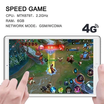 2021 Noi Tablete de 10 inch cu procesor Octa core Android 9.0 3G 4G LTE Tablete 6GB+128GB 1280*800 Dual SIM, IPS, GPS, telefon, tableta pc copil tableta