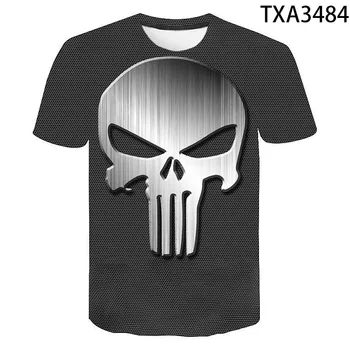 2021 Vara Punisher 3D tricou Barbati Femei Copii Casual Moda Streetwear Boy Fata de Copii Imprimate T-shirt, Blaturi Rece Tee110/5XL