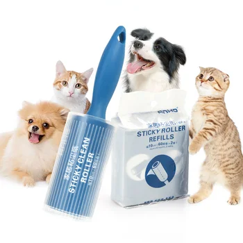 2021 Îmbunătățit Scame Lipirea Cu Role Praf Ștergătorului De Demontare Cu Mâner Ergonomic Perie Lipicios Câine De Companie Pisica De Păr Accesorii De Curățare