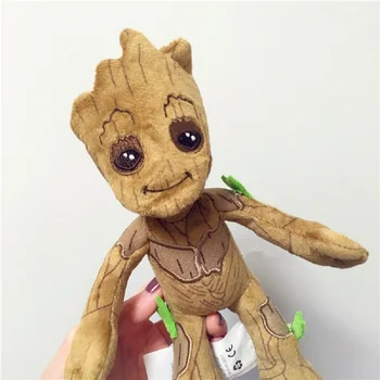 22cm Copac Mic Om Jucărie de Pluș Personaje de Film Groot Umplute Jucării Păpuși Kawaii Planta Pluș Papusa pentru Copii Cadouri