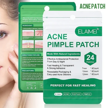 24 Acnee Cos Cos Patch-Uri Blemish Spot Masca Faciala Translucid Tratament Fata De Autocolante Cusur Acoperă De Îngrijire A Pielii