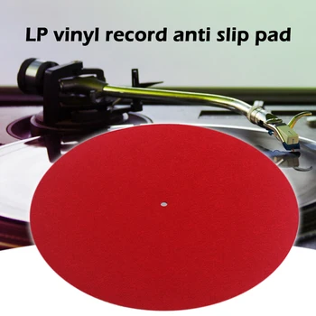 2mm Grosime placă Turnantă Mat Anti-Vibrații Slipmat Pad Simțit Platou de placă Turnantă Mat Audiofil pentru LP Vinyl Record de Jucători