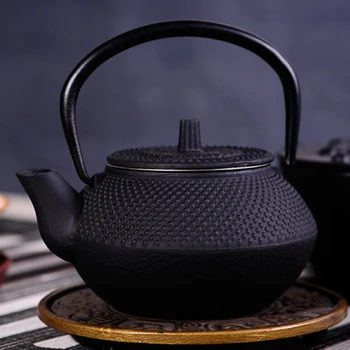 800ml/300ml/50ml Chineză Ceainic cu Filtru de Fontă Neagră Ceainic Berii Ceainic Poate Fi Încălzită Ceainic Ceainic Set