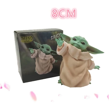 8CM/16CM/30CM/ Star Wars Strălucire Yoda Copilul de Acțiune Figura Jucării Yoda Figura Jucării Master Yoda Figuras Păpuși Jucării, Cadouri pentru Copii