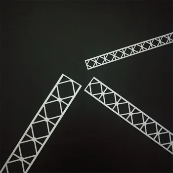 8pcs/lot Tren Nisip Masă Scena Pod din Oțel Fascicul de Schela Model Material Ho Scară Pentru Aspectul Tren