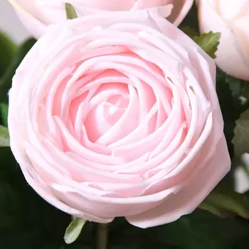 9 Tulpini/lot Austen a Crescut Decor Acasă Latex Real Atinge de Nunta Artificiale Flori Roz Florale de Partid Eveniment Display - INDIGO