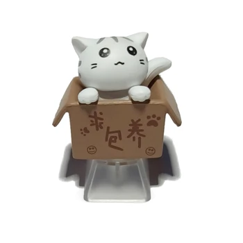 ABS Personalizate Desene animate Anime Cat Keycap Jos cu iluminare din spate Cadou Pentru Cherry MX Tastatură Mecanică Capac Cheie