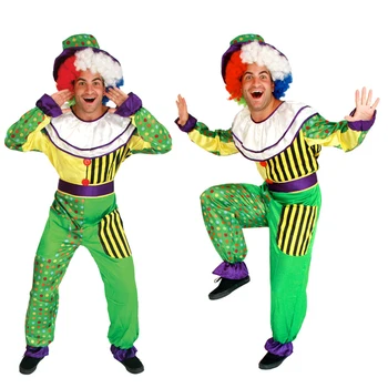 Adult Clovn Haine Pentru Halloween Cosplay, Costume De Petrecere Glumă Costume De Carnaval Jocuri De Rol Rochie De Peruca