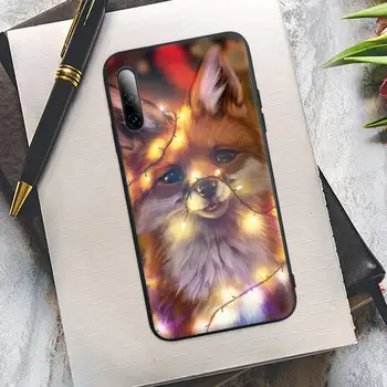 Animale Drăguț Fox Caz De Telefon Pentru Samsung Galaxy S9 S10 S20 S21 S30 Plus Ultra S10e S7 S8 Capac De Silicon