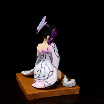 Anime Agatsuma Kochou Shinobu Demon Slayer Kimetsu Nu Yaiba PVC figurina Jucarie GK Statuie de Colectie Model de Papusa Cadouri 17cm