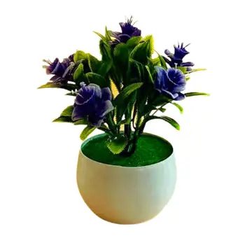 Artificială în Ghiveci Narcisa Model Simulat Flori de Gradina din Plastic Curte Fals Plantă de Ghiveci, Bonsai, Flori Artificiale în Oală