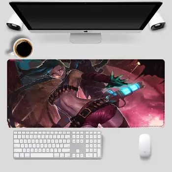 Blocare Marginea League of Legends Jinx Gaming Mouse Pad Laptop-Calculator PC Mause Pad Birou Mat Mare Pentru Gaming Mouse Mat Pentru Overwatch