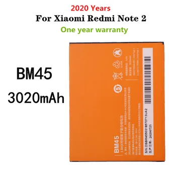 BM45 Acumulator de schimb Pentru Xiaomi Redmi Note 2 Redrice nota 2 Baterie Telefon 3020mAh Baterii de Mare Capacitate