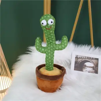 Cactus Jucărie De Pluș Electronice Se Agită Dans Jucarie Cu Cantec De Pluș Drăguț Dans Cactus Educație Timpurie De Jucărie Pentru Copii