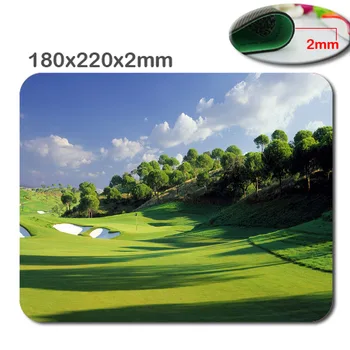 Cauciuc gaming mouse pad Golf 2 Personalizate Non-Alunecare de Cauciuc Mousepad Gaming Mouse Pad în 220mm*180mm*2mm Sau 290mm*250mm*2mm