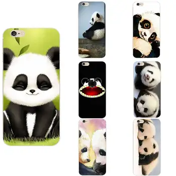 China Urs Panda Copii Baby Panda Temă TPU Cazuri de Telefon Silicon Cover Photo Imagine Pentru iPhone 6 7 8 S XR X Plus 11 Pro Max
