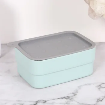 De bucătărie de uz portabil cutie de săpun rezistent la apa si umiditate-dovada săpun cutie de depozitare cu burete perie de curățare cutie de săpun