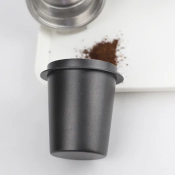 Din Oțel inoxidabil de Cafea Dozatoare de Pulbere Alimentator Parte de 58mm Mașină de Espresso dozator de Sprijin Dropshipping
