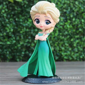 Disney ' s Hand-Made Printesa Congelate Aisha Ann Kawaii Ochii Mari Prințesă Varietate Pic de Frumusete Caracter de Acțiune Figura