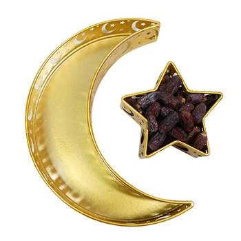 Eid Mubarak Luna Steaua Tava Tacamuri De Desert Alimente Container De Depozitare Musulman Ramadan Islamic De Aprovizionare Partid
