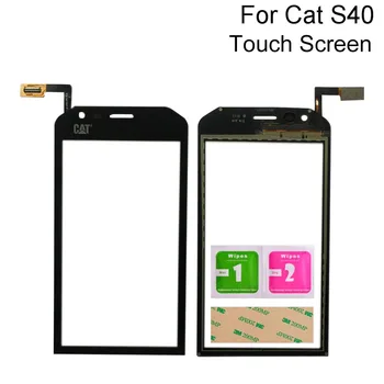 Fata Touch Screen Sticla Pentru Cat S40, Ecran Tactil Digitizer Sticla Panou Lentila Senzorului de 4.7