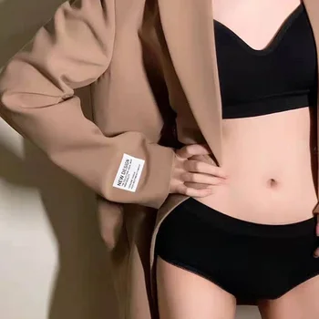 Femei Chilotei Sutien Set Push-Up Sexy Sport Topuri De Cultură Fără Sudură Backless Bralette Thong Set De Lenjerie De Fitness Tube Top Lenjerie
