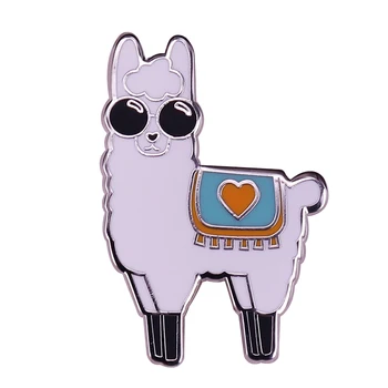 Fi Cool Llama Email Pin Badge Cadou Perfect Pentru Un Stil De Alpaca Iubitor!