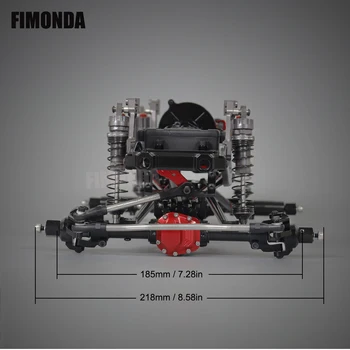 FIMONDA Nou 1:10 RC Rock Crawler Toate Șasiu de Metal Constructori Kit 313mm 12.3