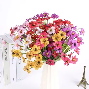 Flori Artificiale Imitație Flori Colorfulviolet Pot Fi Folosite In Casa, Decorare Nunta, Fotografie De Elemente De Recuzită, Peretele Din Fundal